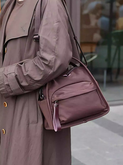 Versatile Oxford Cloth Top Handle Bag Lightweight for Daily & Travel Use