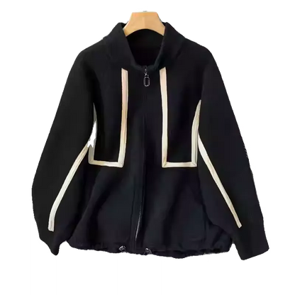 Plus Size Women's Double-Faced Wool Coat