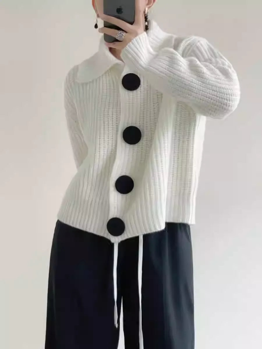 2026 Christmas New Year Red Cardigan Women Soft Fall Winter Outerwear