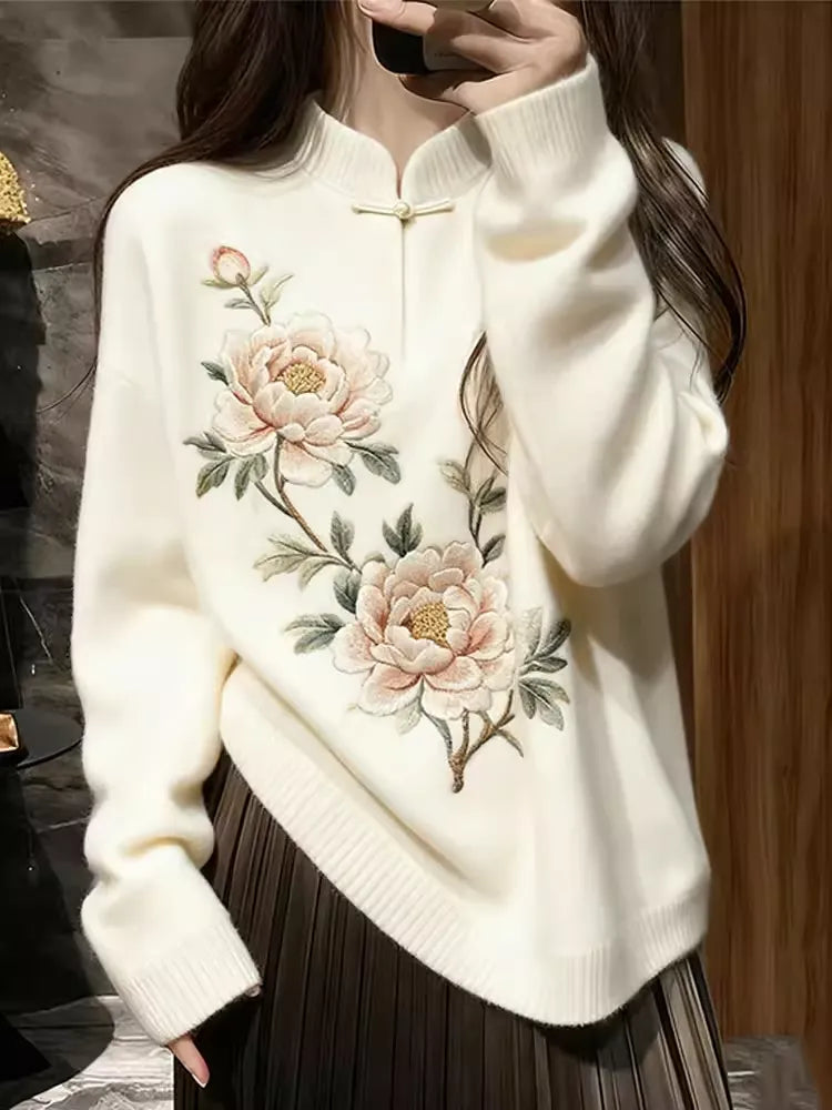 Premium Knit Top Women Trendy 2026 Hot Sweater